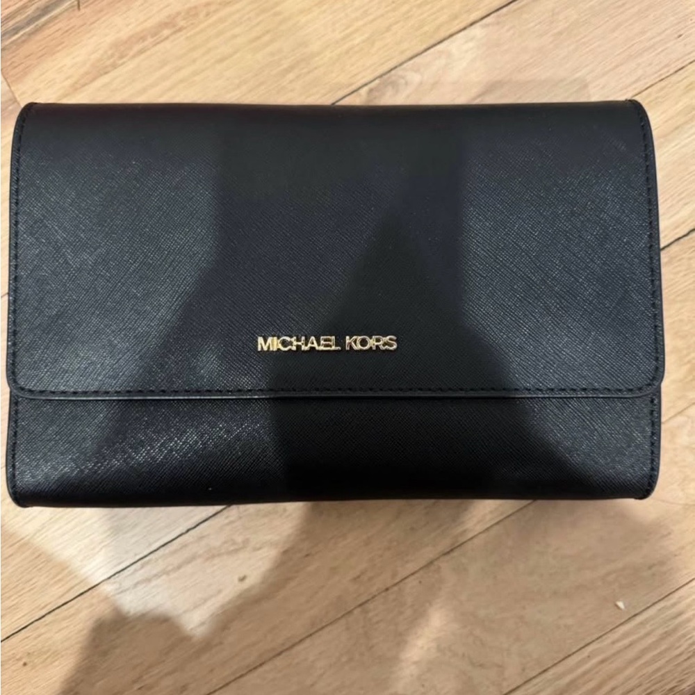 Michael Kors black cross body bag